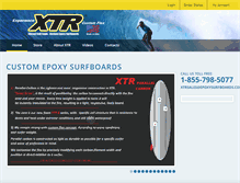 Tablet Screenshot of epoxysurfboards.com